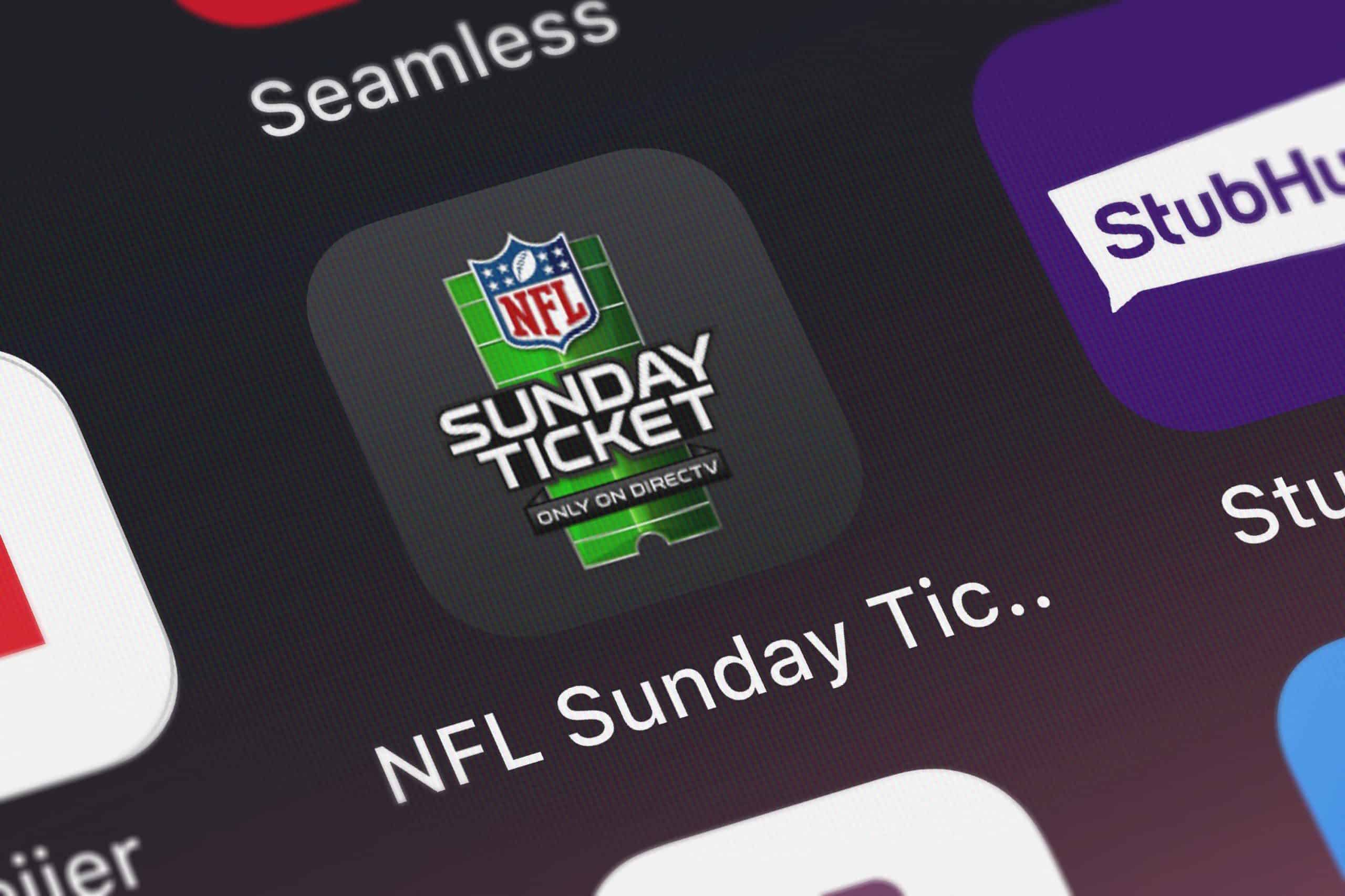 NFL sunday ticket app