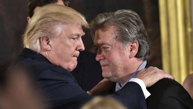 Steve Bannon and Donald Trump