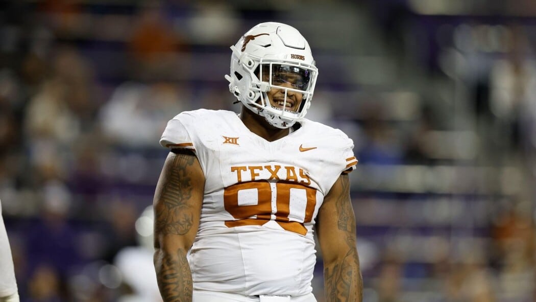 Texas defensive lineman Byron Murphy II during an NCAA college football game