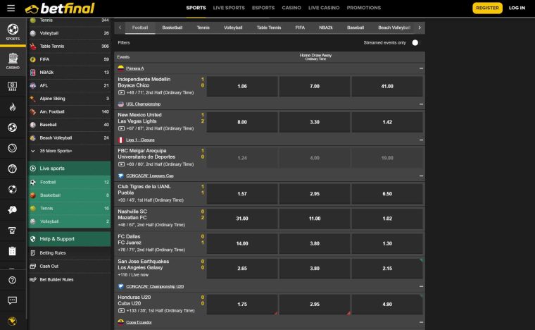 betfinal sportsbook