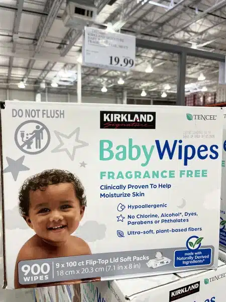 Costco baby wipes poster