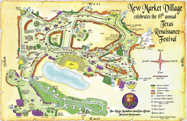 george coulam renaissance faire map