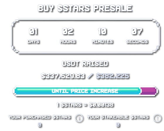 how to buy crypto all stars - presale widget