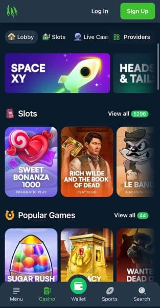 wild.io mobile casino