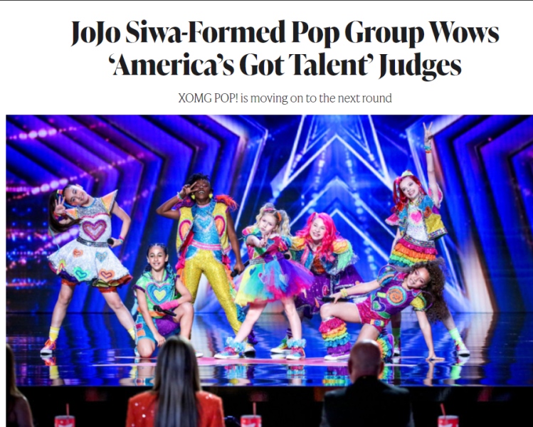 jojo siwa americas got talent headline