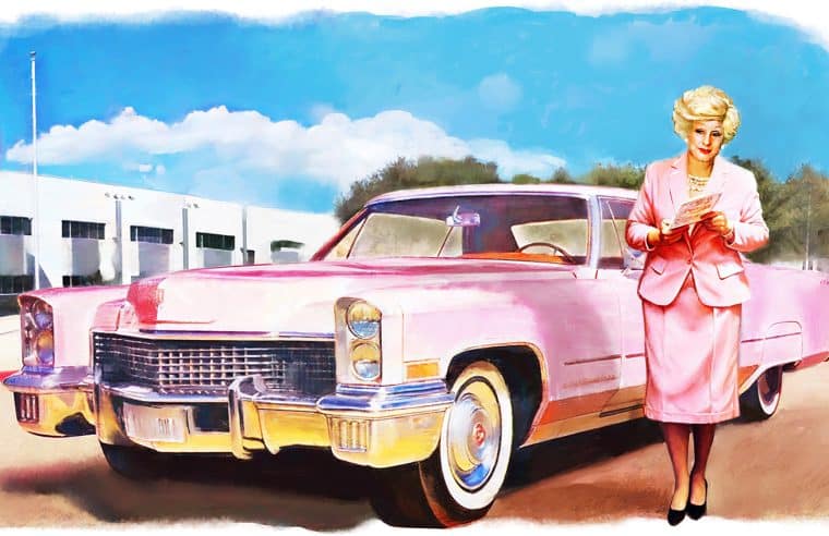 mary kay pink cadillac