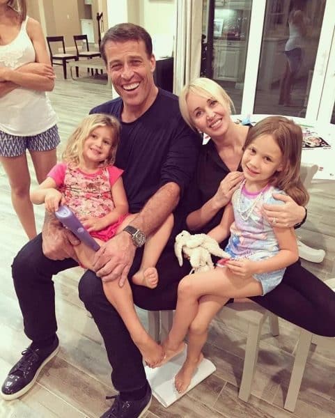 Tony Robbins with kids