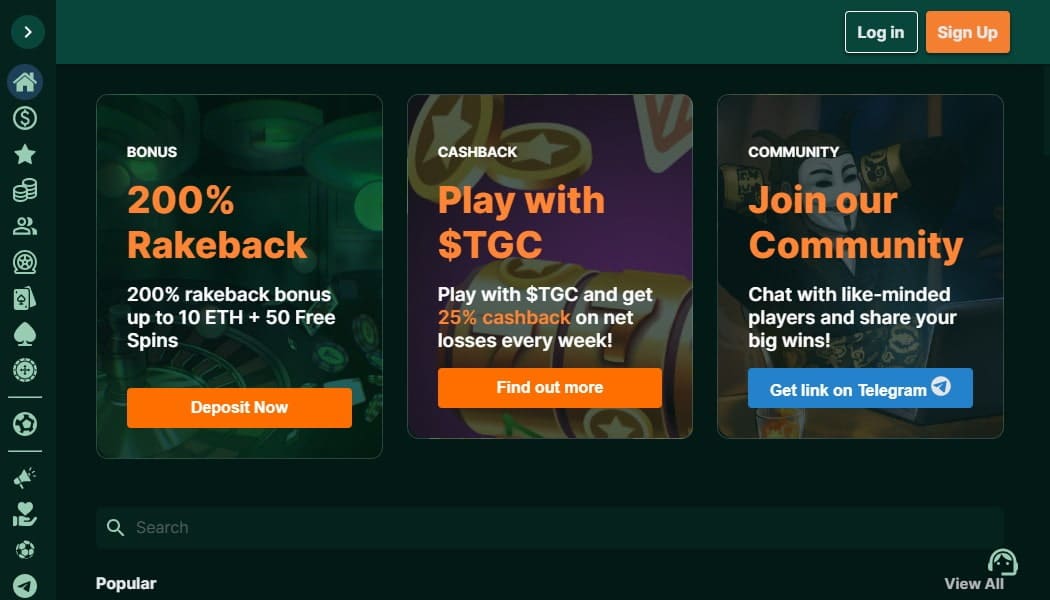 South Africa Telegram Casino TG.Casino