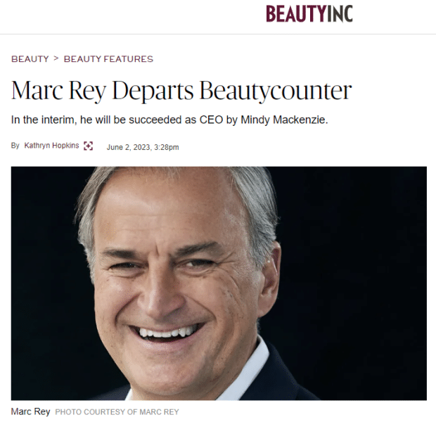 beautycounter marc rey resigns