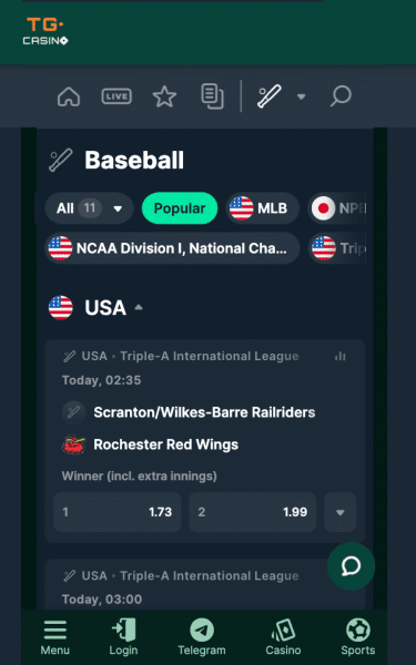 best baseball betting sites usa