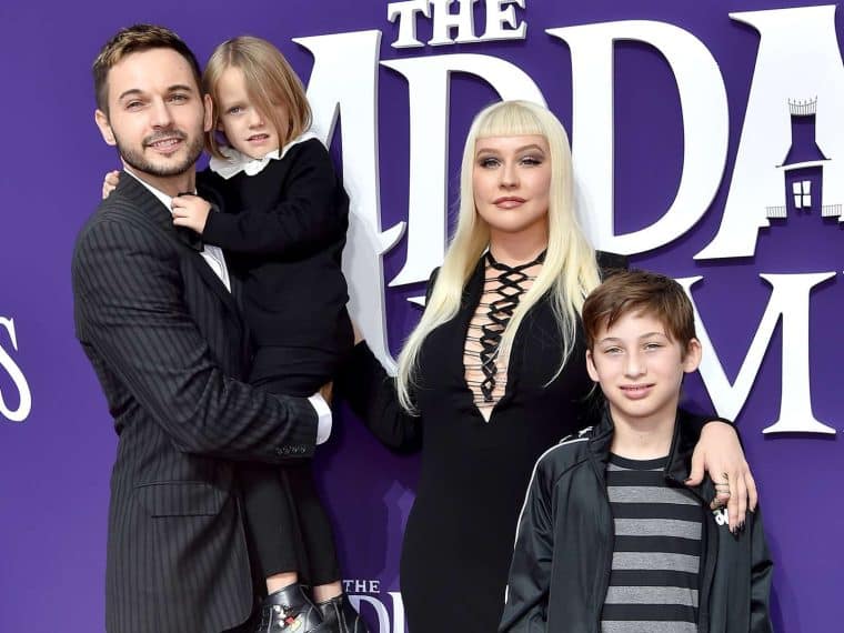 christina aguilera and family