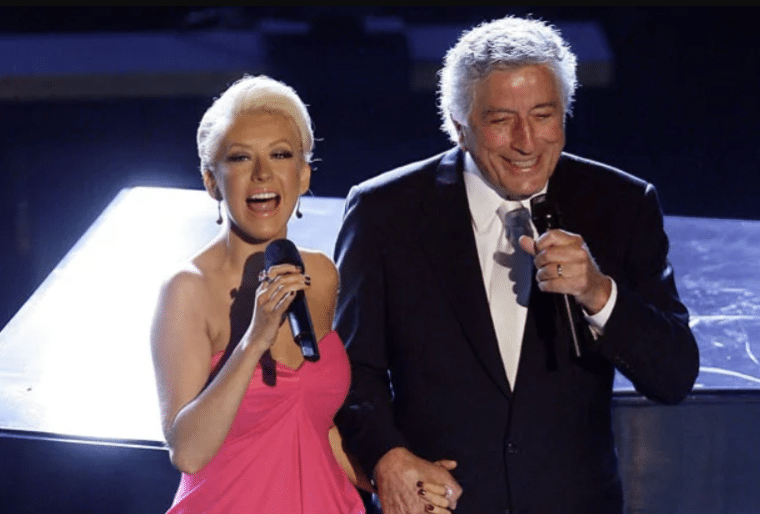 christina aguilera tony bennet