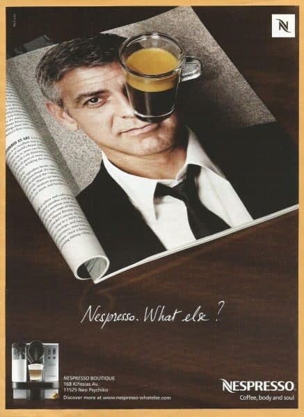 George Clooney alcohol ad