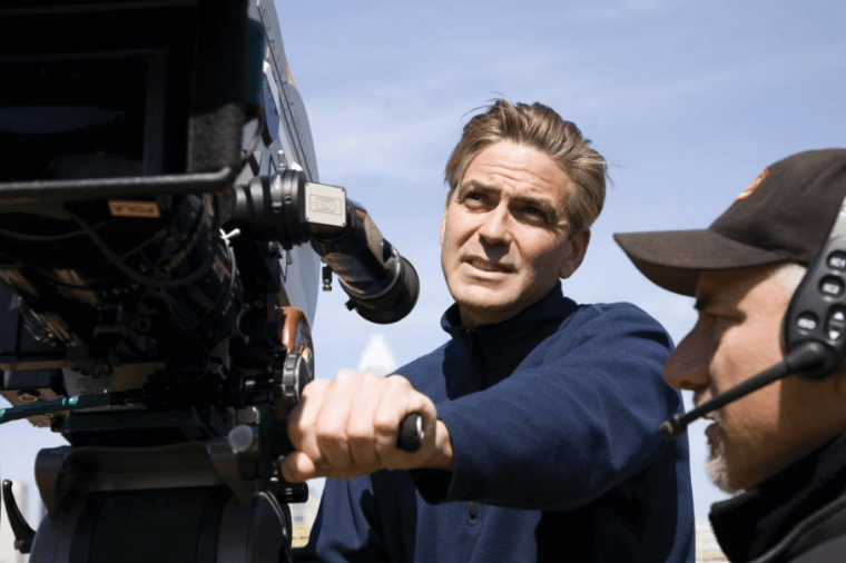 George Clooney behind a camera