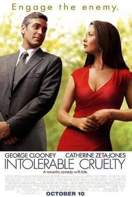 George Clooney in Intolerable Cruelty poster