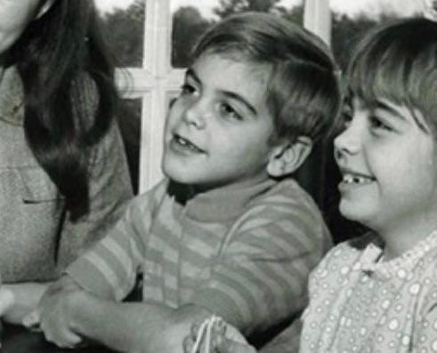 young George Clooney as a kid