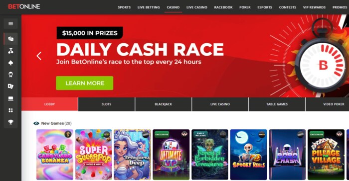 BetOnline Live Casino Page