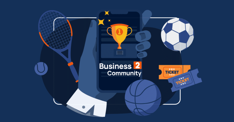 an illustration of sports betting with business2community