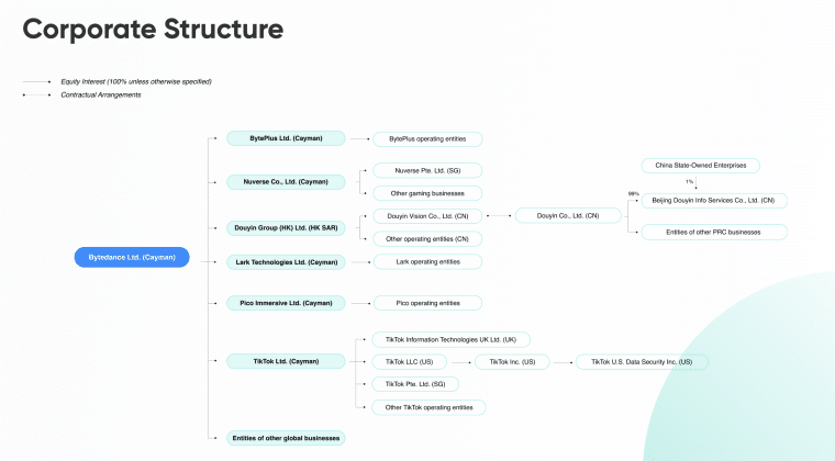 ByteDance Structure