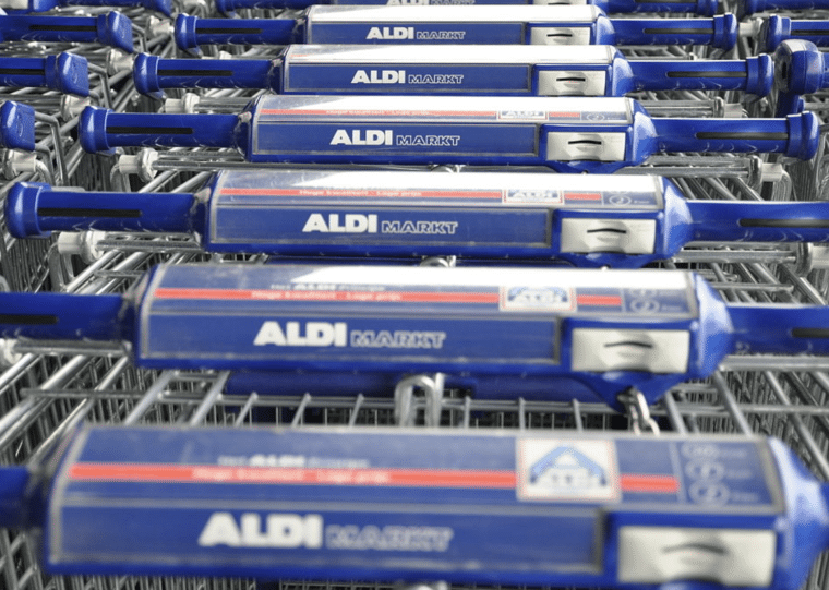 Aldi trolleys