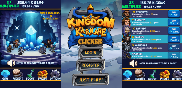 best crypto clicker games - kingdom karnage