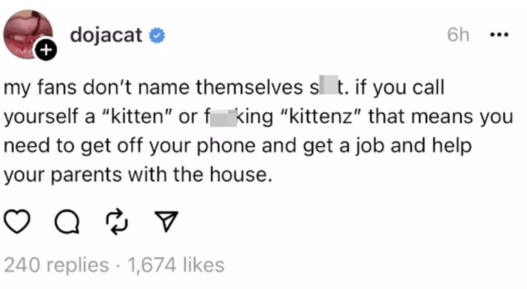 doja cat kittens threads