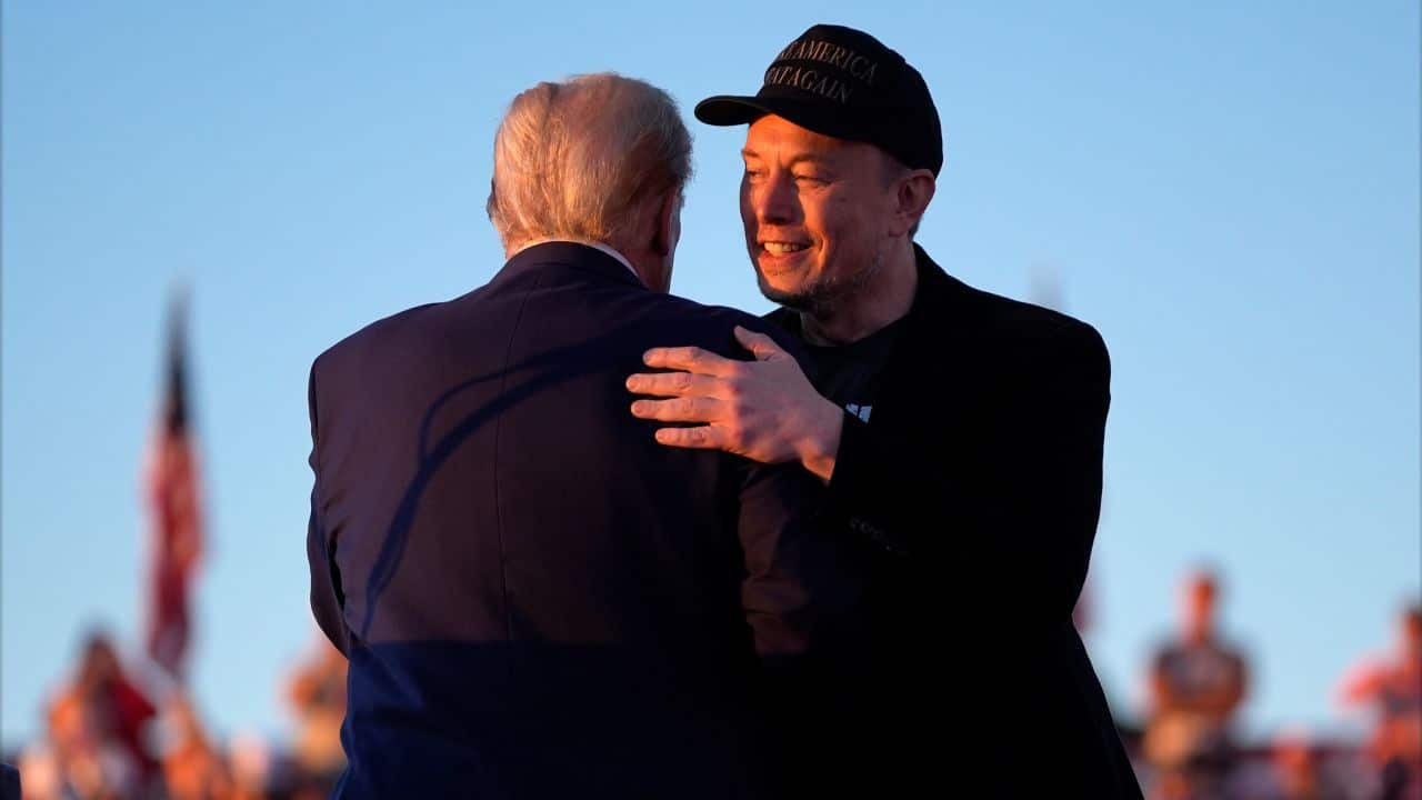 elon musk and donald trump