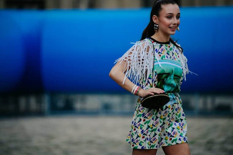 emma chamberlain paris fashion week