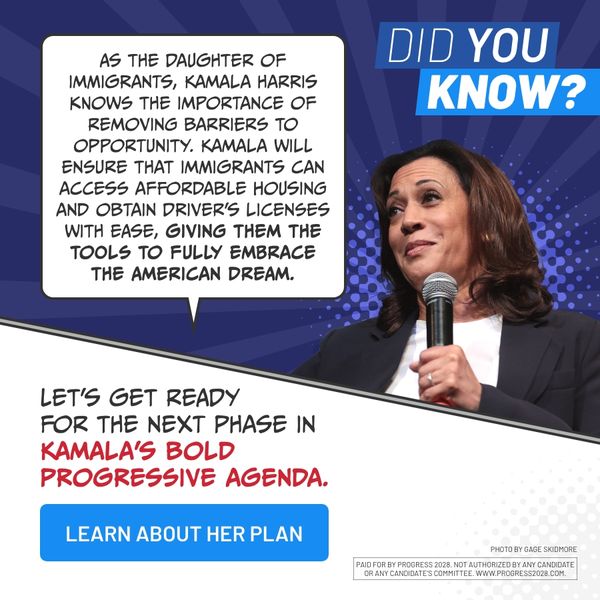 Progress 2028 fake kamala harris ad