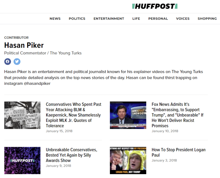 hasan piker huffpost