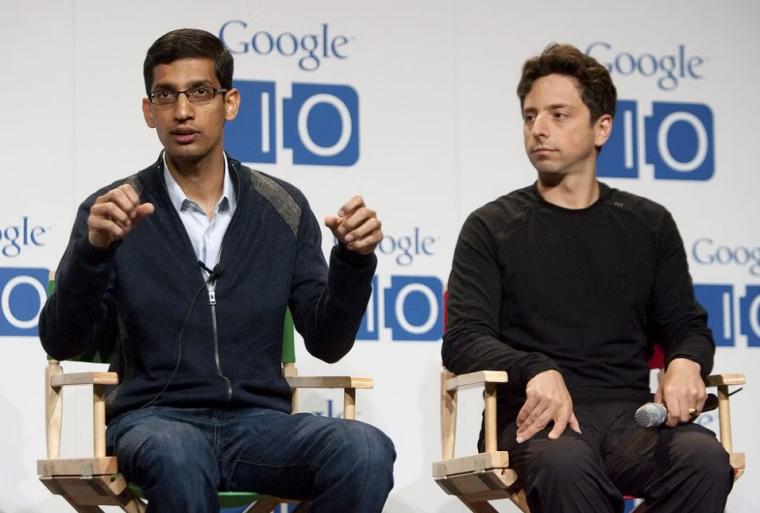 sundar pichai and larry page