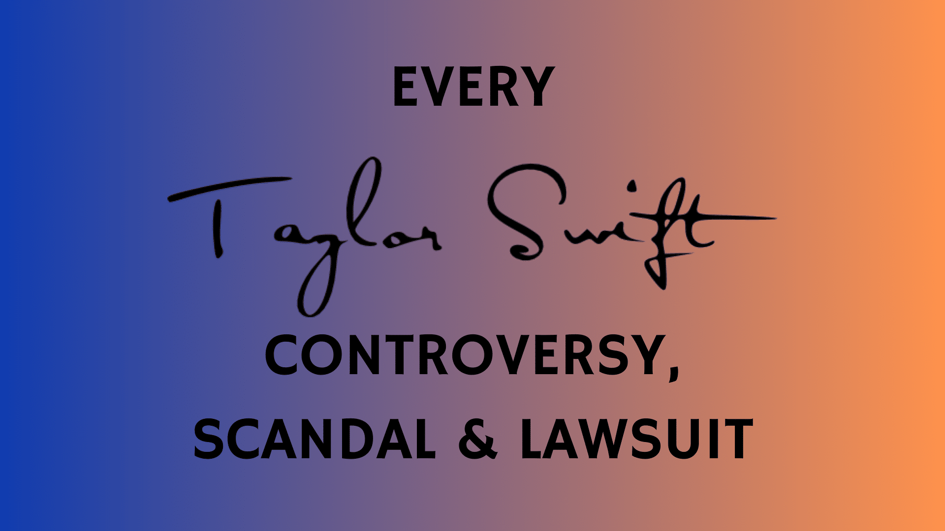 taylor swift controversy