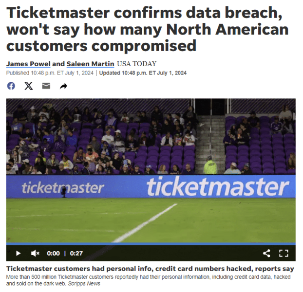 ticketmaster data breach usa today