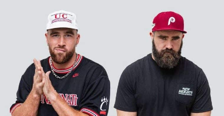 travis kelce and brother podcast