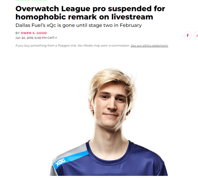 xQc headline