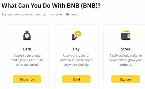 BNB - crypto to make you rich