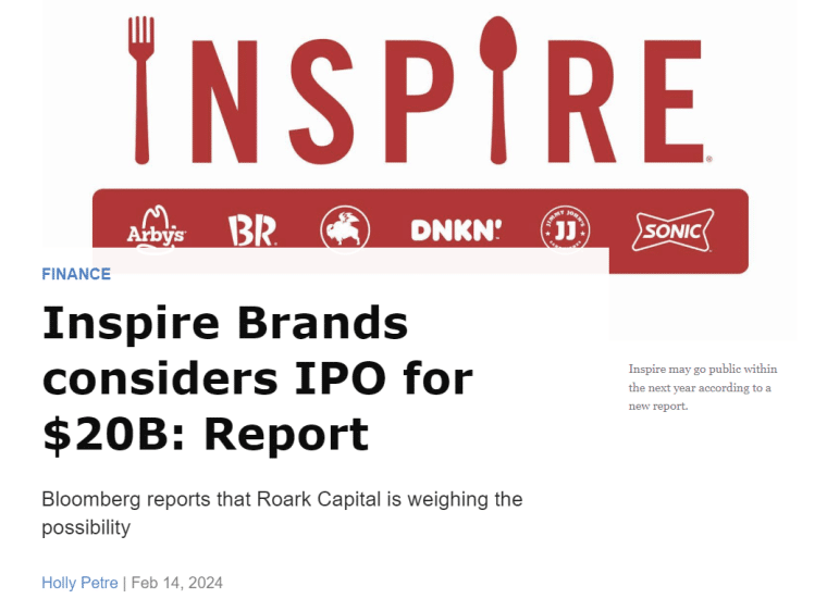 inspire brands ipo