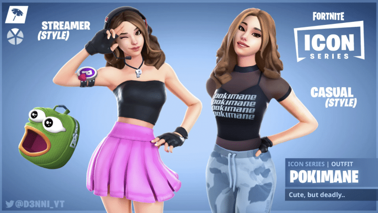 pokimane fortnite