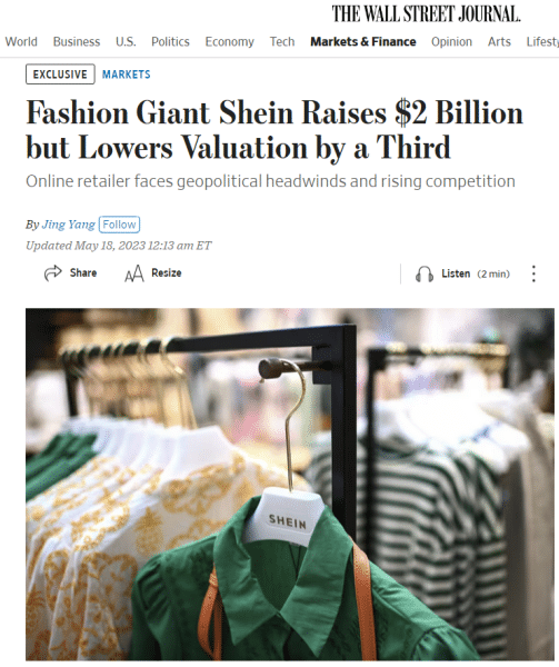 shein 2 billion funding round