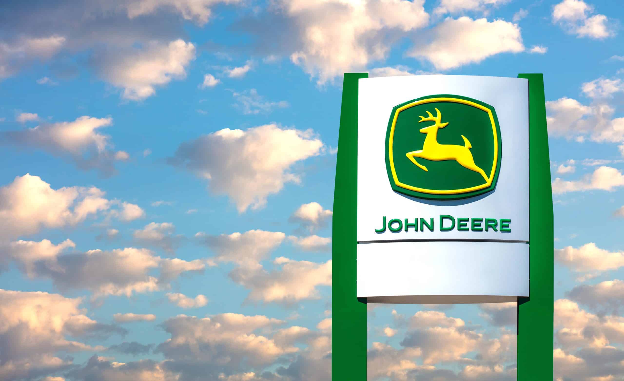 John Deere sign