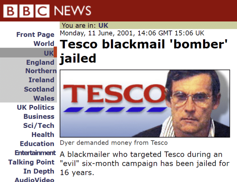 tesco letter bomber