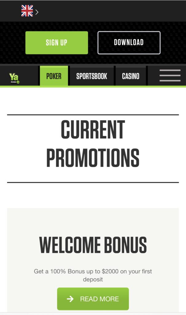 Ya Poker promotions