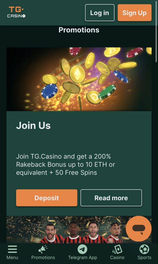 TG casino signup 