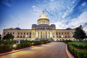 Arkansas State Capitol Building In Little Rock