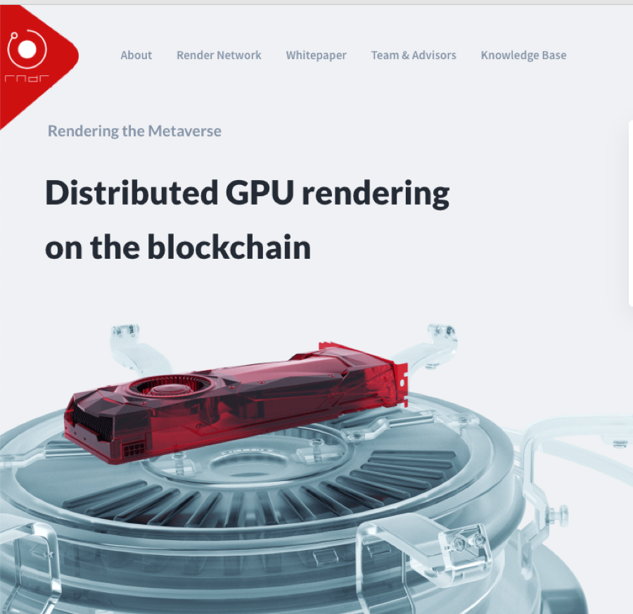 Render Token – 为元界平台提供 GPU 空间的成长项目