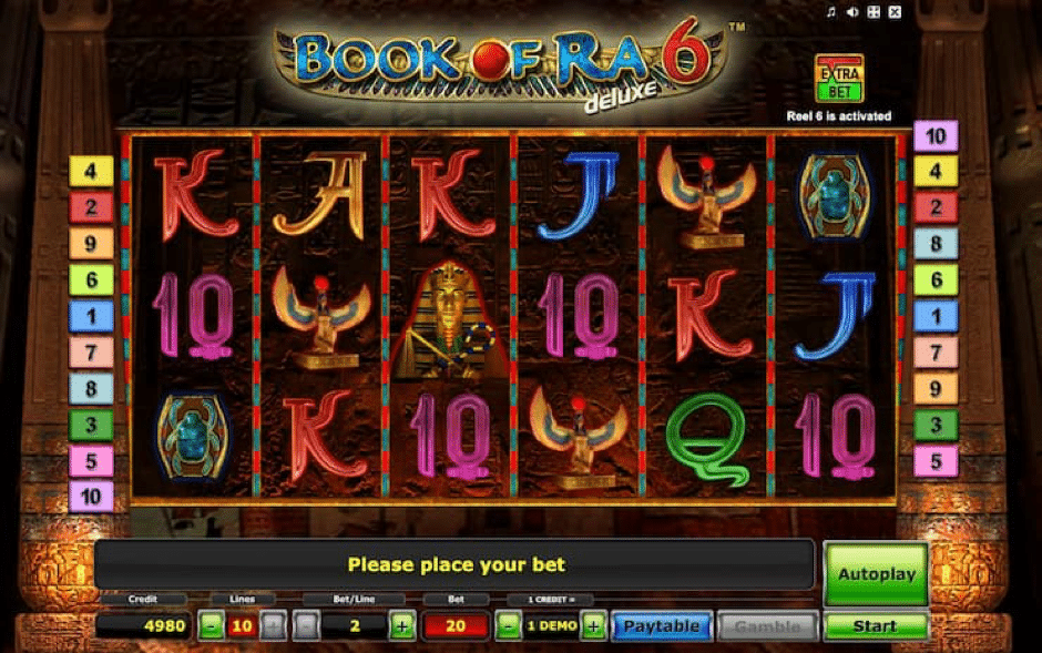 Book of Ra slot 老虎机游戏