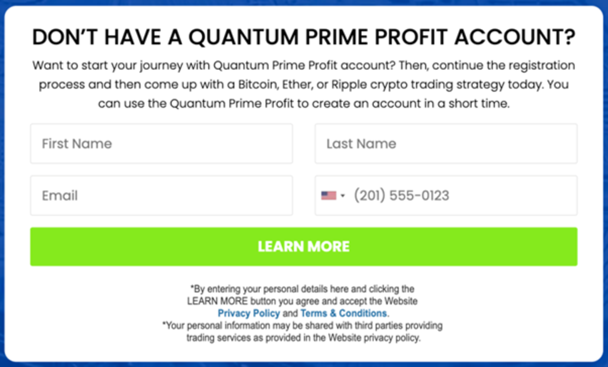 Quantum Prime Profit