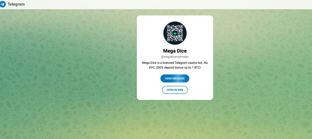 mega dice telegram casino